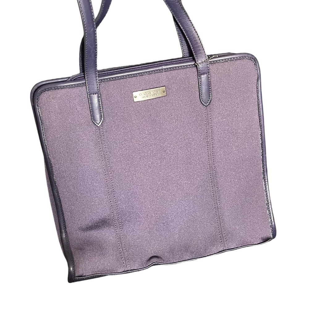 Coach Purple Tote Bag